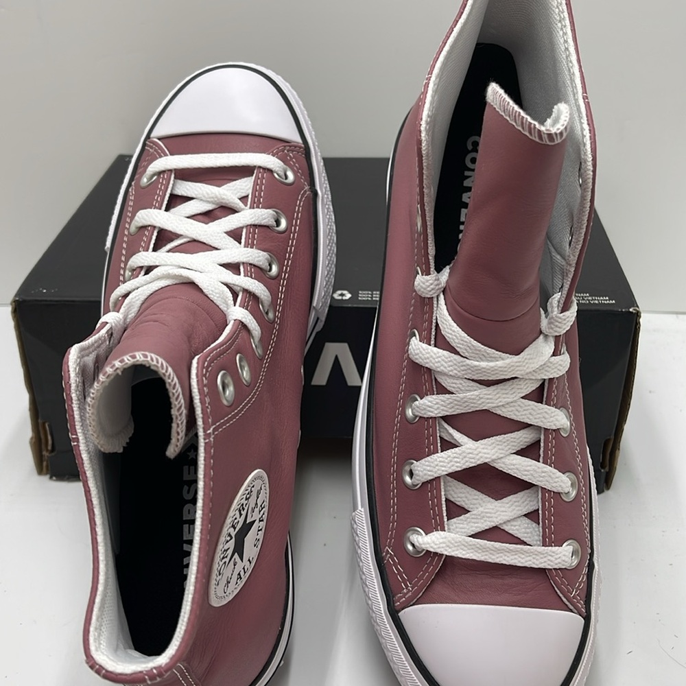 Converse WMNS CTAS LIFT HI
PINK AURA/WHITE/BLACK A07858C Platforms Sneakers - Picture 13 of 16